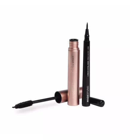 SHAKY LIQUID EYELINER &VOLUME MASCARA coffret 2 pz