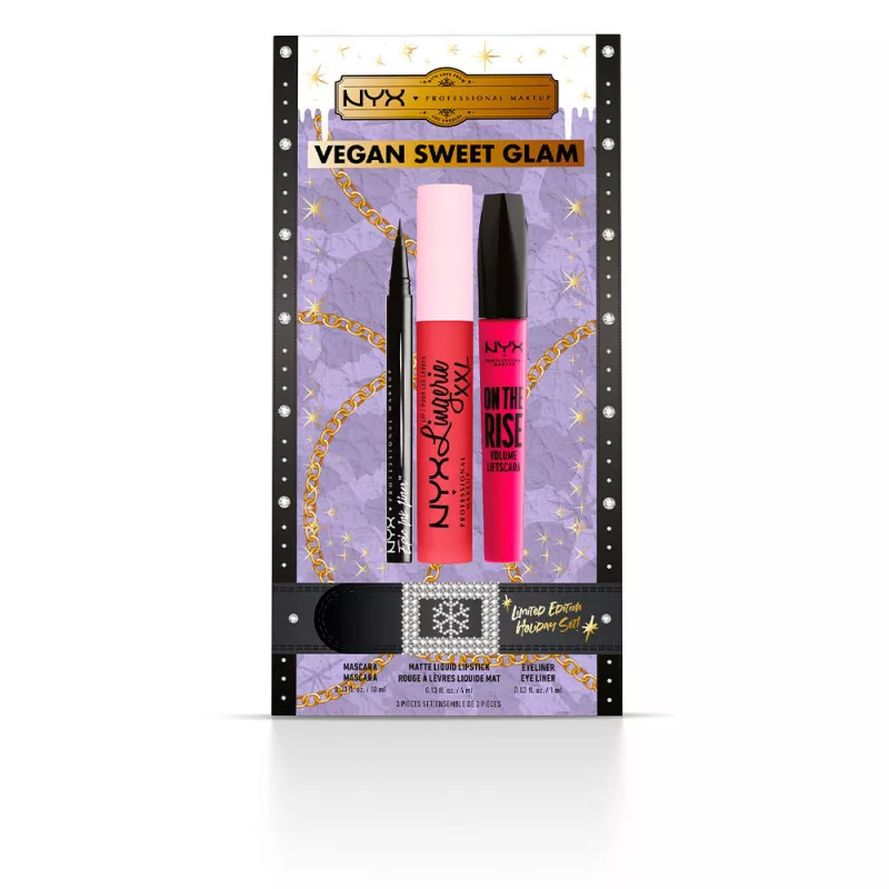 "ÉDITION LIMITÉE VEGAN SWEET GLAM - Coffret de 3 pièces"