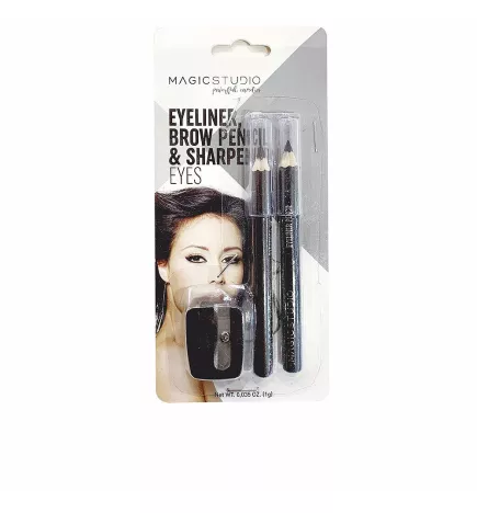 EYELINER BROW PENCIL ET TAILLE-CRAYON coffret 2 pz