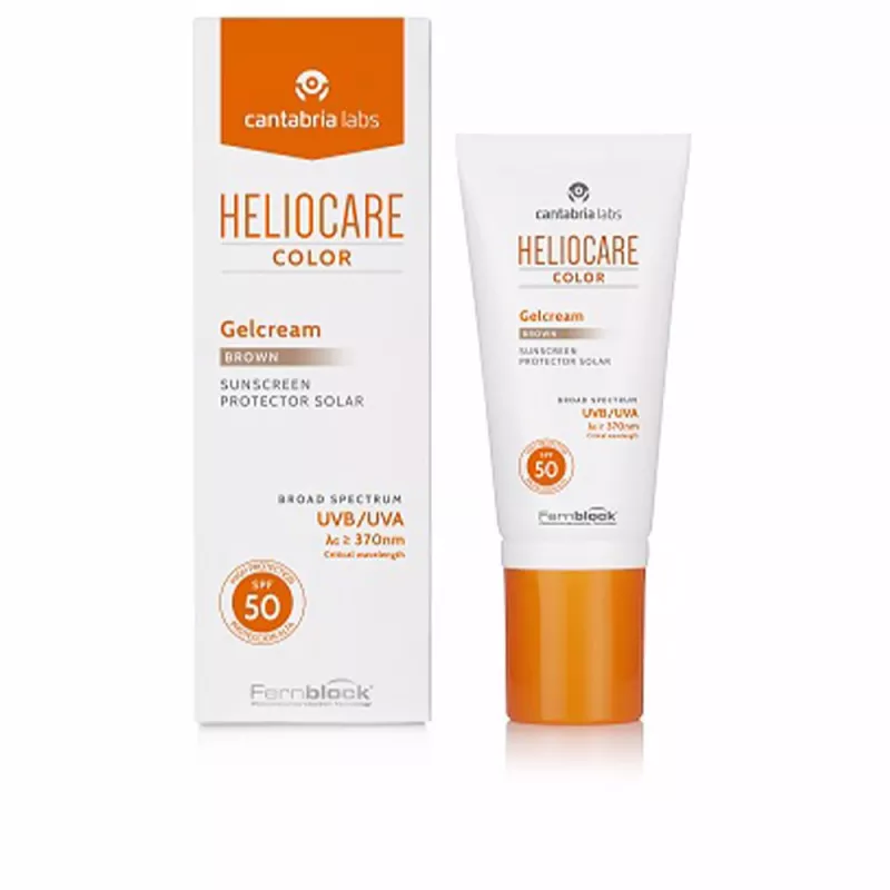 GEL CRÈME COLORÉ SPF50 Ref marron