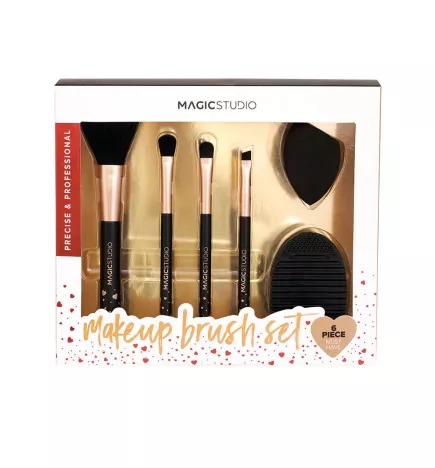 COFFRET DE 6 PINCEAUX DE MAQUILLAGE