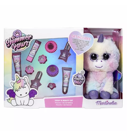 SHIMMER PAWS TEDDY & BEAUTY coffret 11 pz