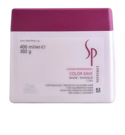 Masque SP COLOR SAVE de 400 ml pour la sauvegarde de couleur.