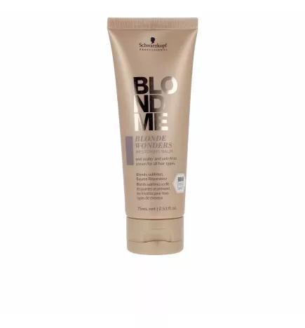 BLONDME Baume Réparateur pour Cheveux Blonds Wonder 75 ml