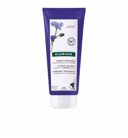 A LA CENTAUREA BIO après-shampooing anti-jaunissement pour cheveux gris et blonds 150 ml