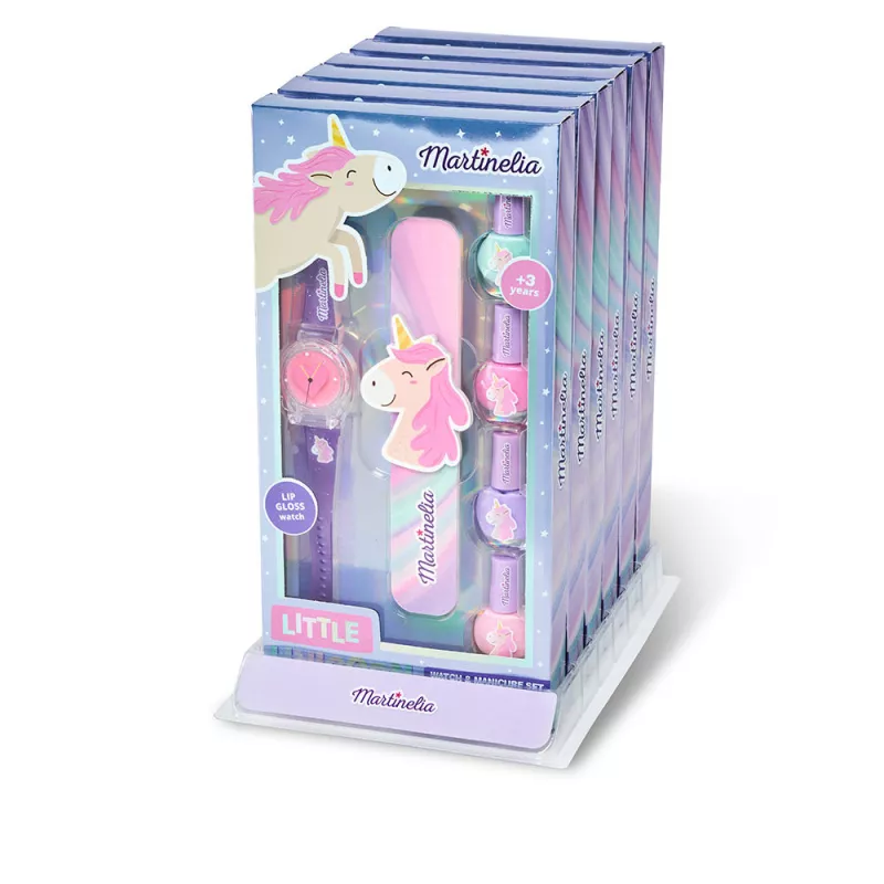 LITTLE UNICORN WATCH& MANICURE coffret 6 pz