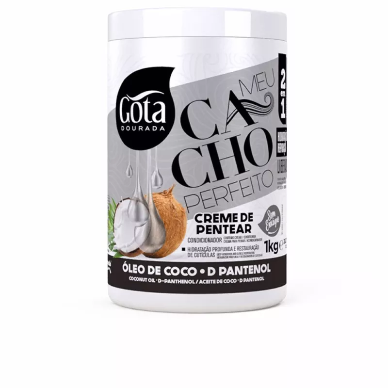 MEU CACHO PERFEITO - Crème de coiffage à l'huile de coco, 1000g.