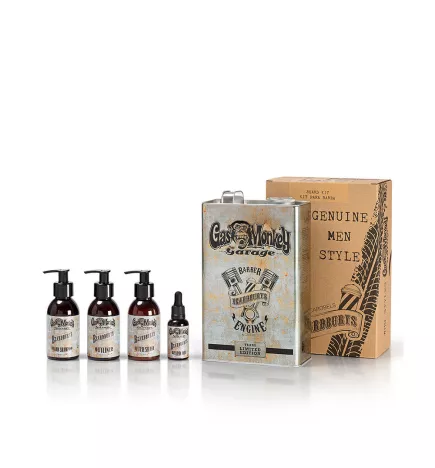 Kit édition limitée pour soin de la barbe de Gas Monkey 4 pcs.