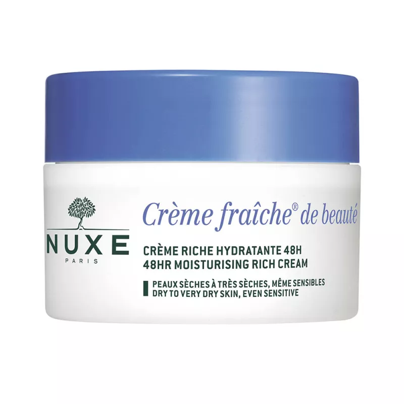 CRÈME FRAÎCHE DE BEAUTÉ® crème hydratante riche anti-pollution 48h 50 ml