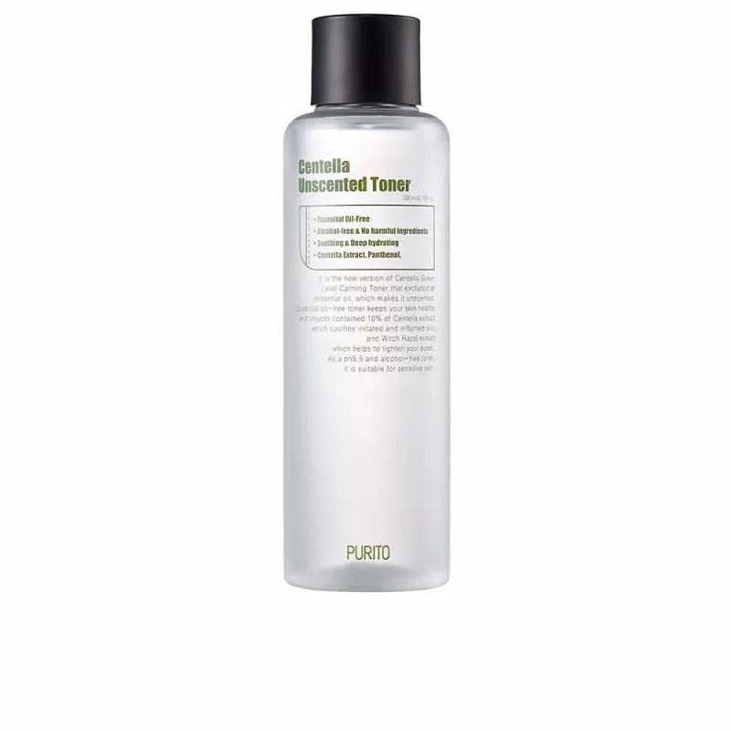 Tonique CENTELLA UNSCENTED sans parfum 200 ml.