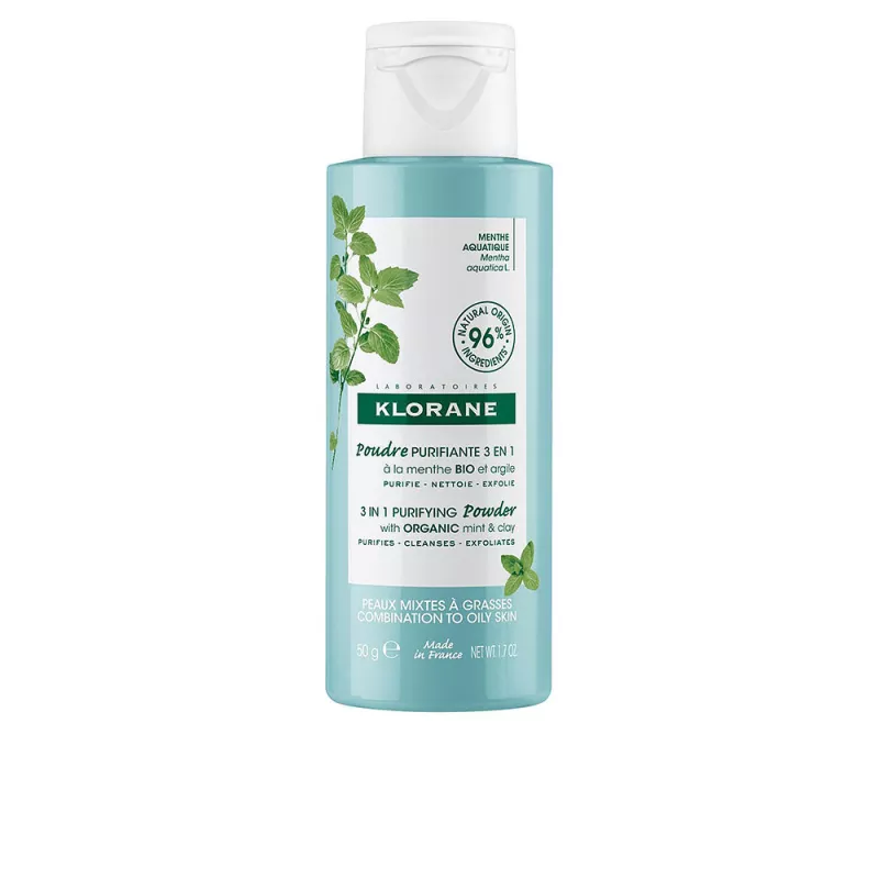 MENTHE BIO poudre purifiante 3 en 1 50 g