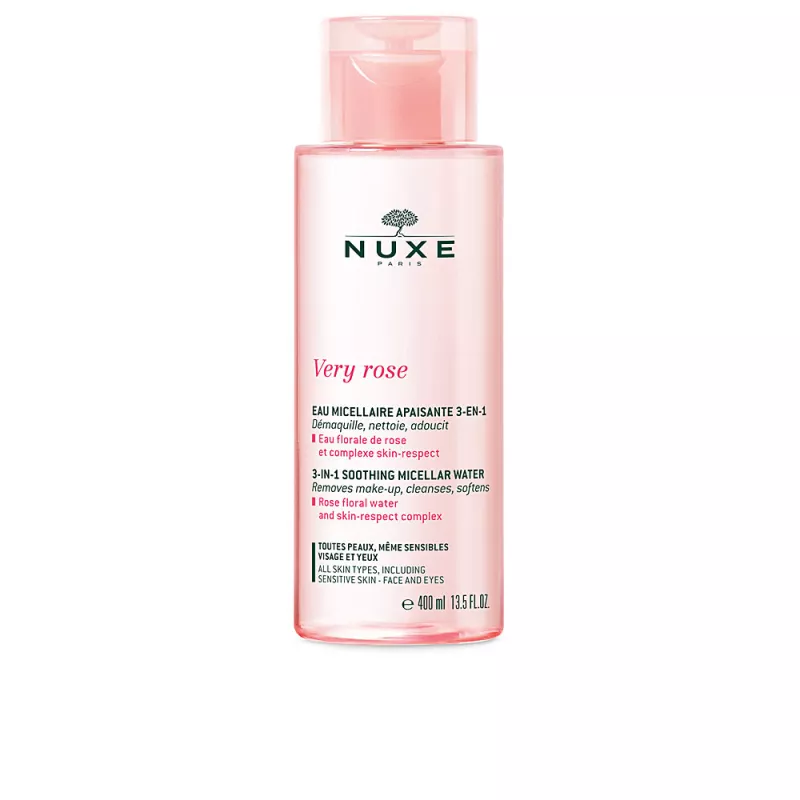 TRÈS ROSE eau micellaire apaisante 3 en 1 - pour tous les types de peau 400 ml