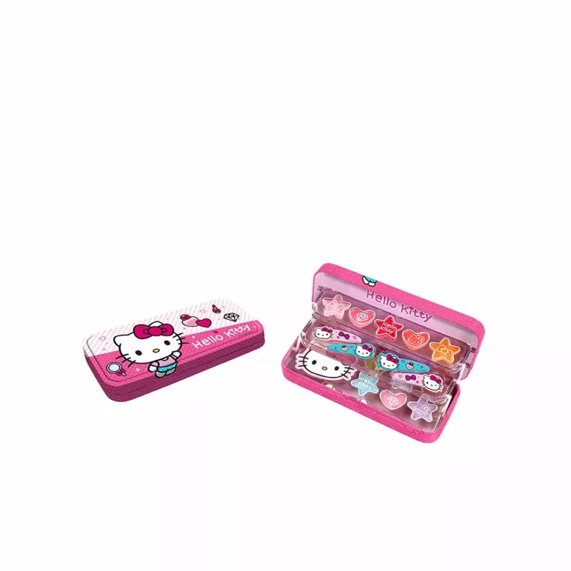 HELLO KITTY PLUMIER ALUMINO MAQUILLAJE coffret 18 pz