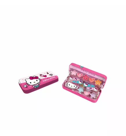 HELLO KITTY PLUMIER ALUMINO MAQUILLAJE coffret 18 pz