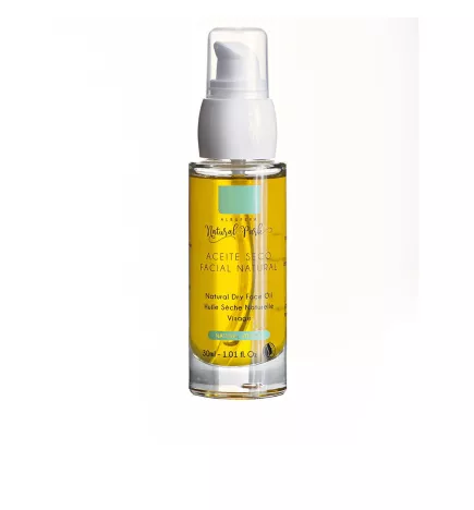 Huile sèche pour le visage naturelle à la vitamine E naturelle 30 ml.