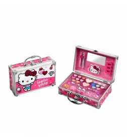 HELLO KITTY MALETIN ALUMINIO MAQUILLAJE coffret 31 pz