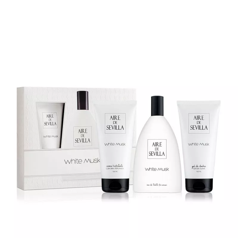 AIRE DE SEVILLA WHITE MUSK coffret 3 articles