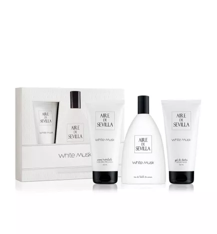 AIRE DE SEVILLA WHITE MUSK coffret 3 articles