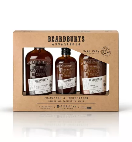 BEARDBURYS ESSENTIALS SKINCARE LOTE 3 pz