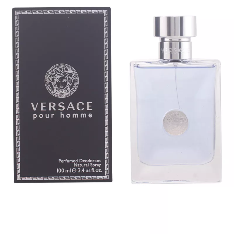 Déodorant parfumé en vaporisateur VERSACE POUR HOMME, 100 ml.