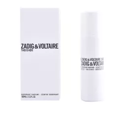 VOICI ELLE ! Déodorant en vaporisateur de 100 ml.