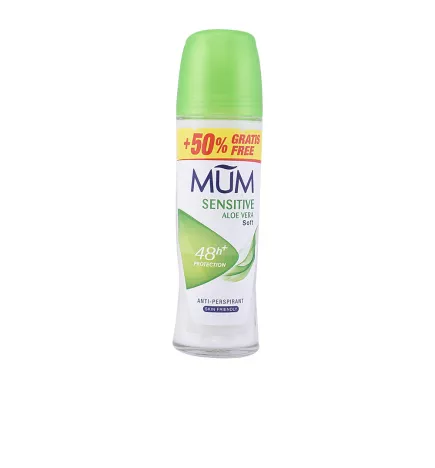 Soin délicat à l'aloe vera et à la jojoba, déodorant roll-on de 75 ml.