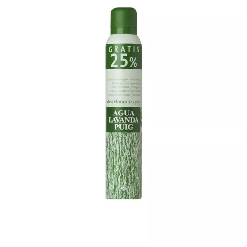 Déodorant vaporisateur AGUA LAVANDA PUIG 250 ml.