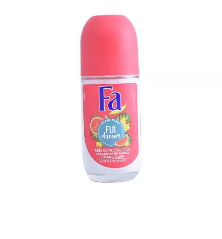 Deodorant roll-on 50 ml FIJI DREAM à la pastèque et à l'ylang-ylang.