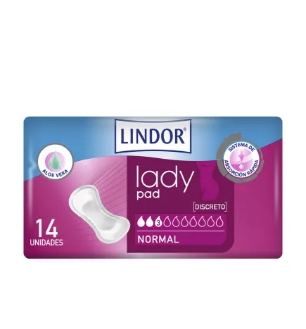 LADY PAD normal 3 gouttes 14 unités.