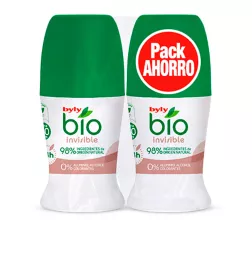 Déodorant Roll-On Bio Natural 0% Invisible Lot de 2 x 50 ml