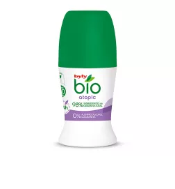 Déodorant BIO NATURAL 0% ATOPIC roll-on de 50 ml.