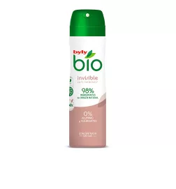 Spray déodorant BIO NATURAL 0% INVISIBLE de 75 ml.