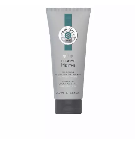 L'HOMME MENTHE gel douche bien-être 200 ml.