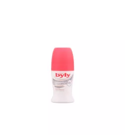 BYLY SENSITIVE, déodorant roll-on 50 ml pour peaux sensibles.