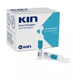 Le KIN sérum physiologique 30 x 5 ml.