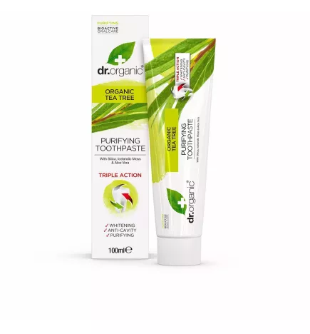 Dentifrice BIOACTIF ORGANIQUE à l'huile d'arbre à thé - 100 ml