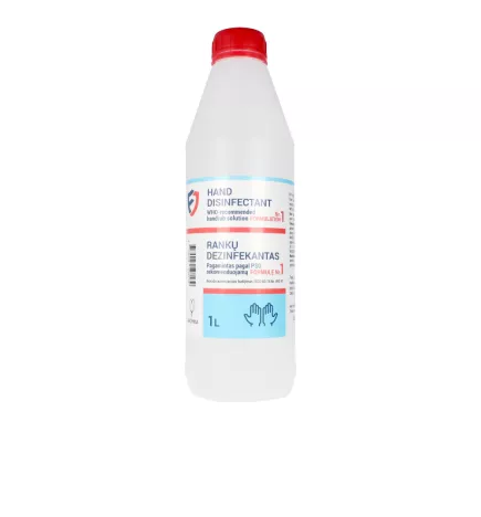 DÉSINFECTANT POUR LES MAINS solution hydroalcoolique à 80% de 1000 ml