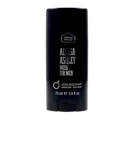 Bâton déodorant MUSK FOR MEN de 75 ml pour hommes.