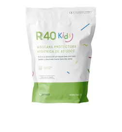 R40 Enfants masque de protection hygiénique 40 utilisations 7-12 ans 1 pièce