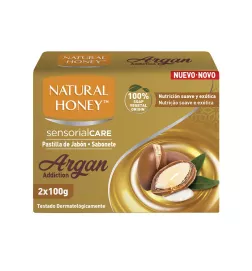 ELIXIR DE ARGAN, lot de 2 savons en barre de 100 g chacun.