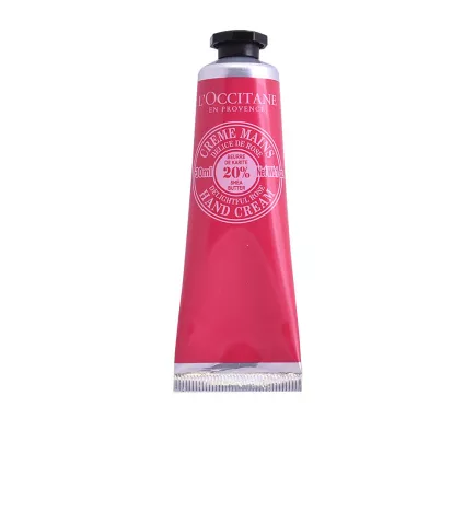 Crème pour les mains au karité et à la rose, 30 ml