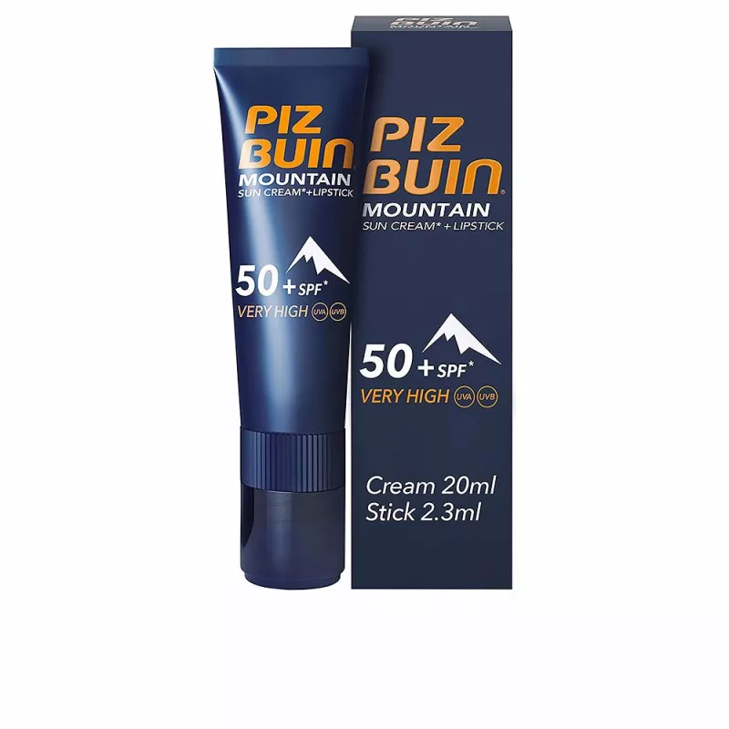 MOUNTAIN SPF50+ suncream + lipstick 20 + 2.3 ml