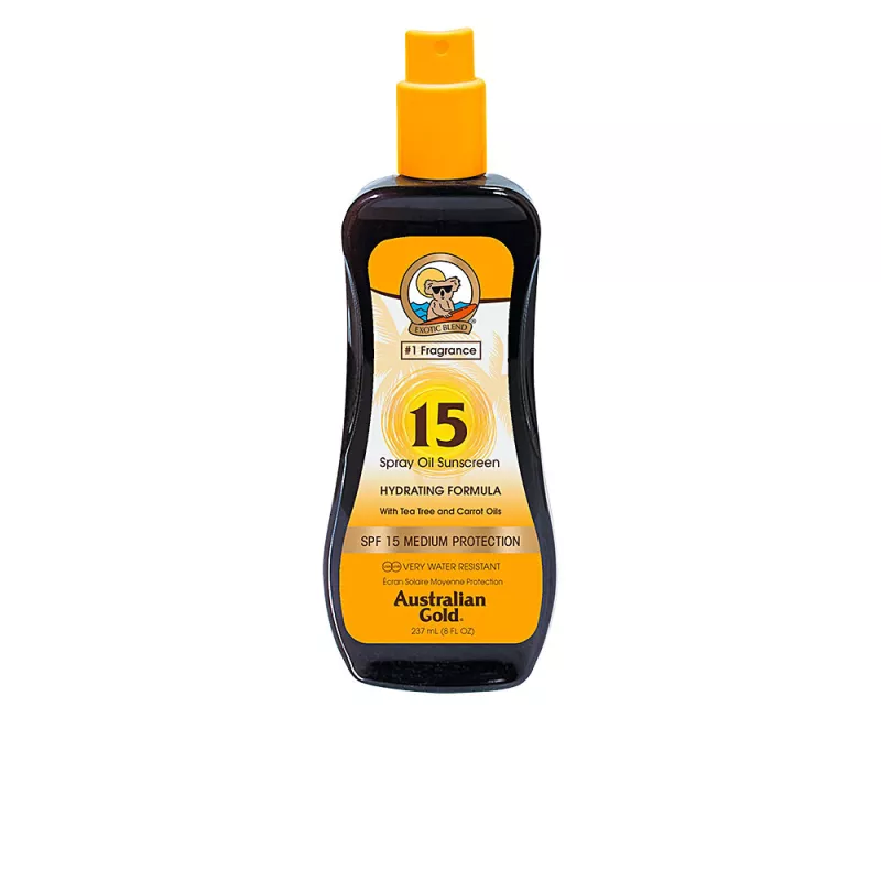 SUNSCREEN SPF15 spray oil hydrating formula 237 ml