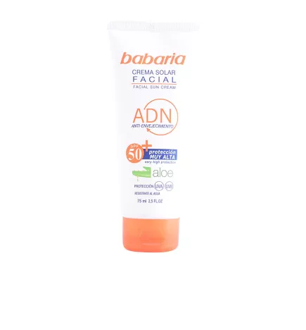 SOLAR ADN crema solar facial aloe vera SPF50 75 ml