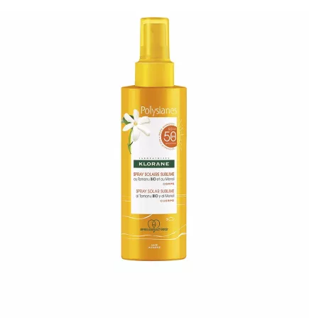 POLYSIANE MONOÏ Y TAMANU BIO spray solaire sublime corps SPF50 200 ml