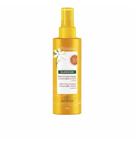 POLYSIANE MONOÏ Y TAMANU BIO spray solaire sublime visage SPF30 200 ml