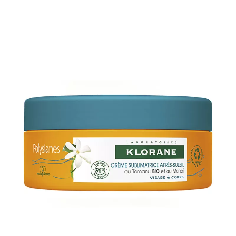 POLYSIANES MONOÏ Y TAMANU BIO crème sublimatrice après soleil 200 ml