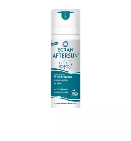 ECRAN AFTERSUN ULTRALIGERO reparador invisible 145 ml