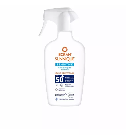 ECRAN SUNNIQUE SENSITIVE leche SPF50+ pistola 300 ml