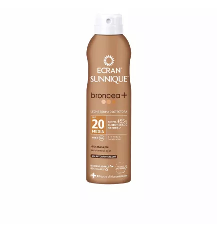 ECRAN SUNNIQUE BRONCEA+ bruma protect SPF20 250 ml